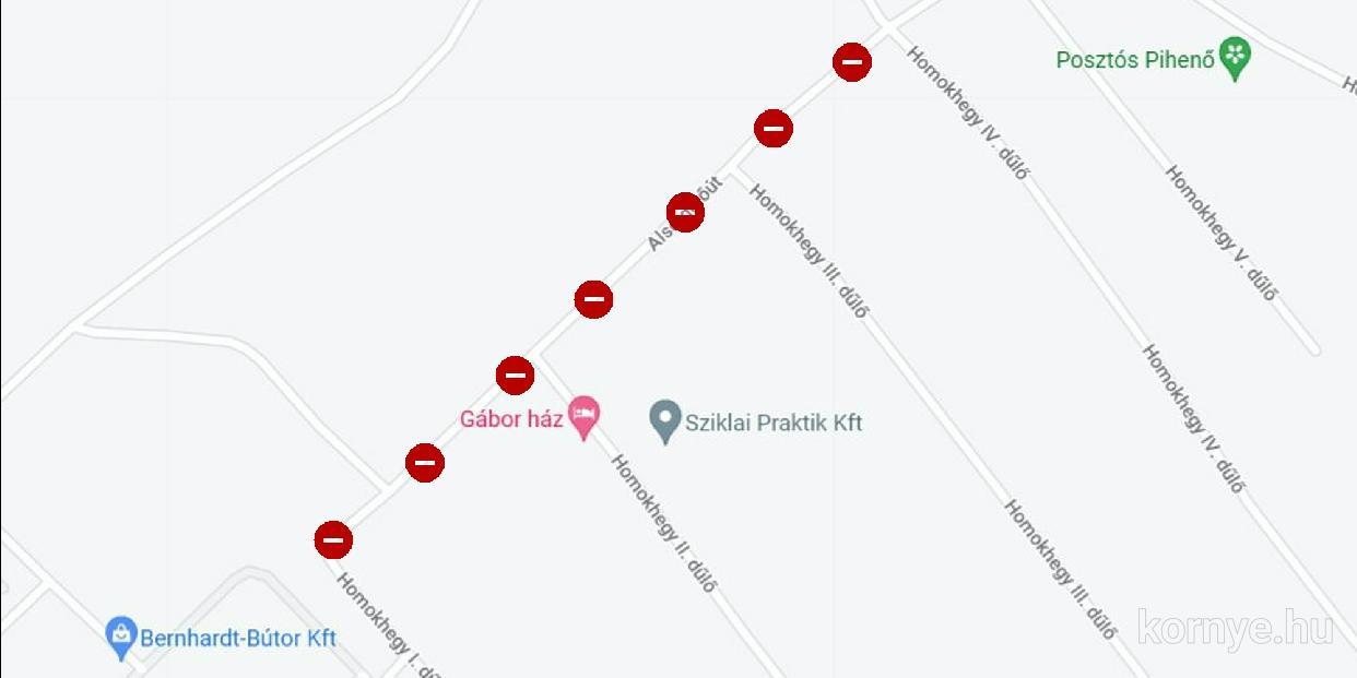 Útlezárás a Homokdűlőben
