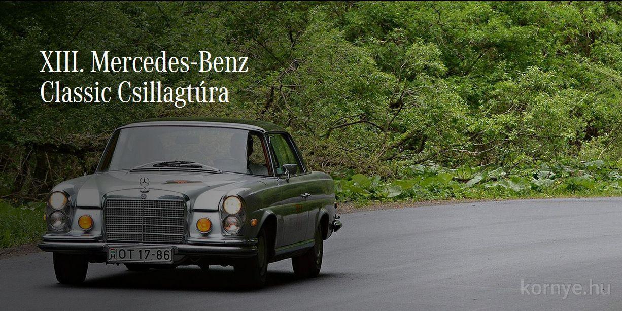 Környét is érinti pénteken a Mercedes-Benz Classic Csillagtúra