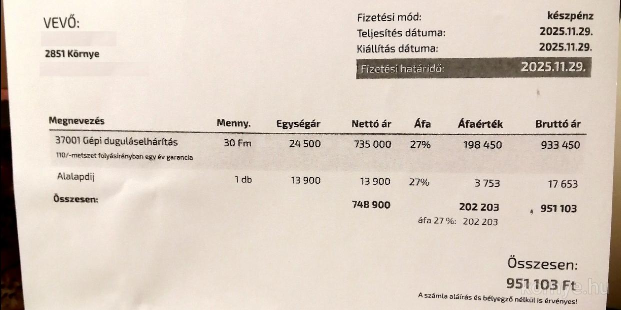 Duguláselhárítási átverések Környén és a környező településeken
