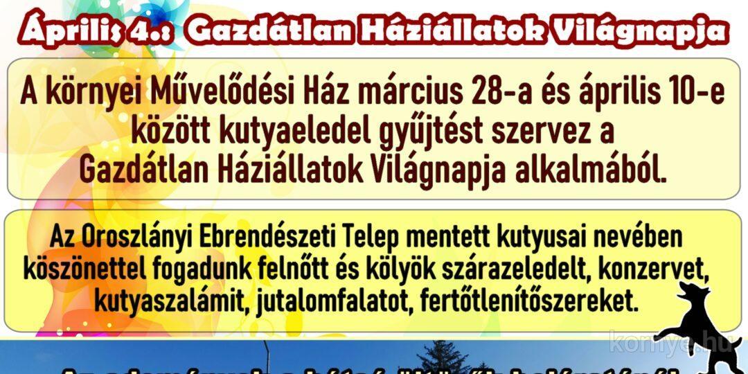 Kutyaeledel gyűjtés