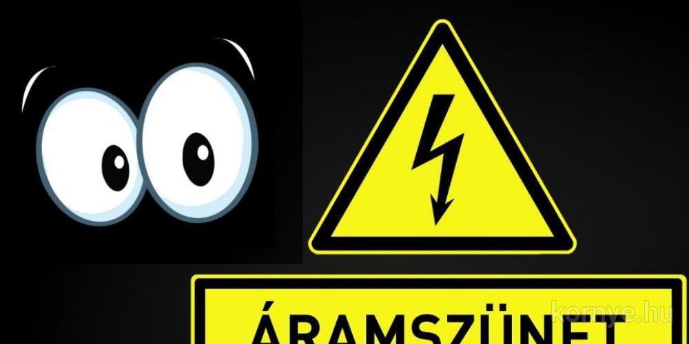 Áramszünet vezetékcsere miatt