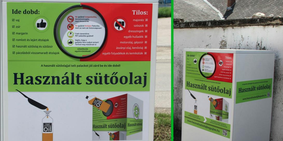 Sütőolaj gyűjtő Környén is