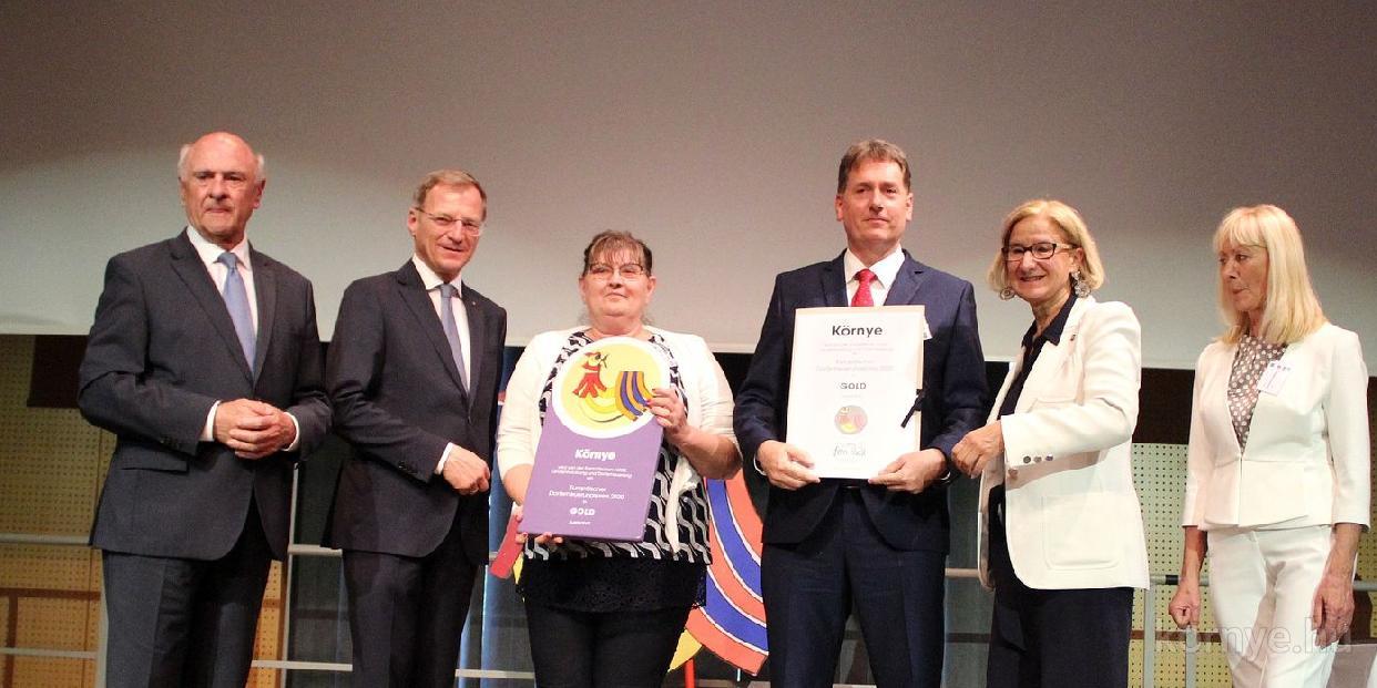 Európai Falumegújítási Díj: Környe Aranyminősítést ért el