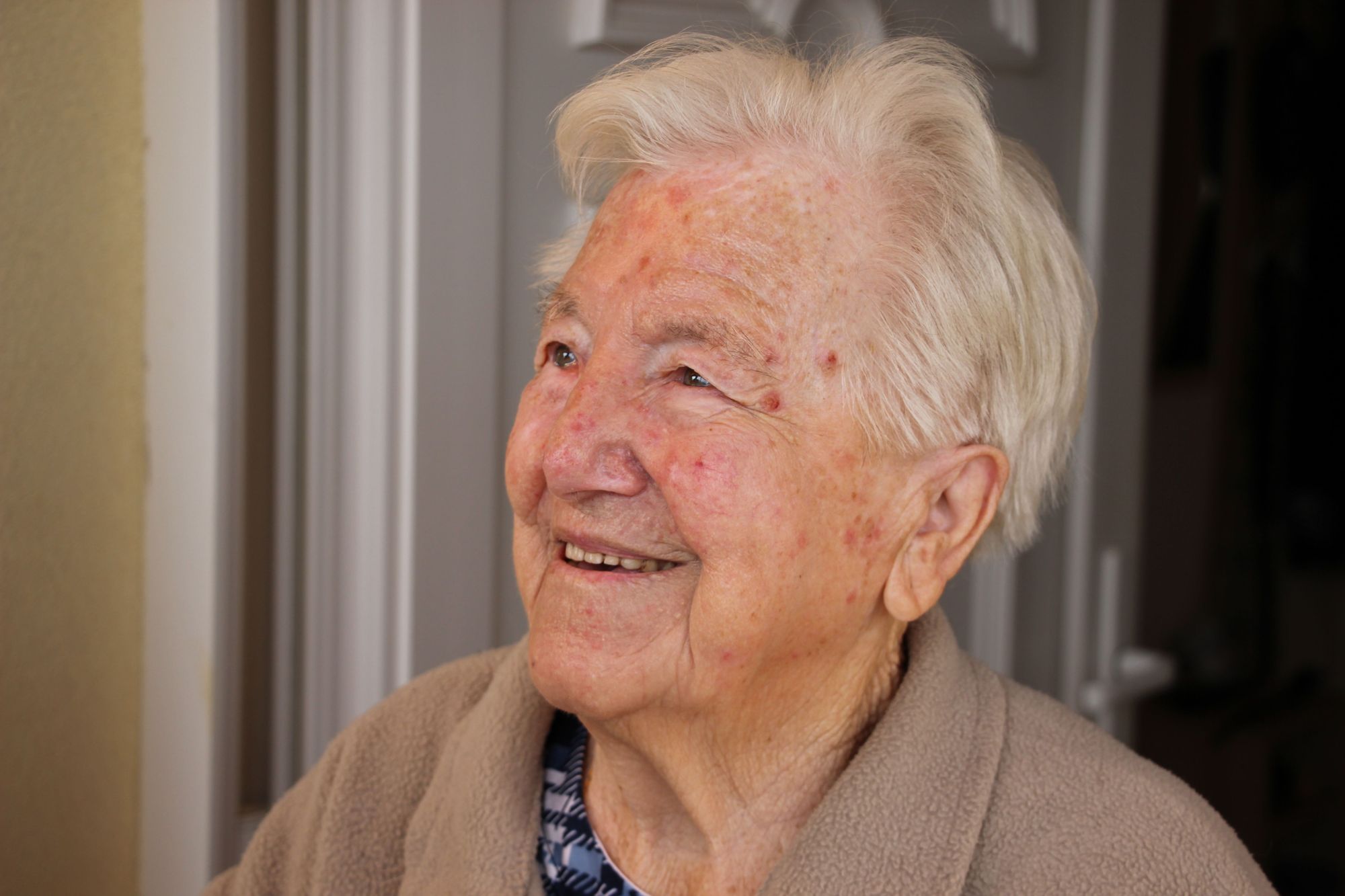 95 esztendős Fábián Annus néni