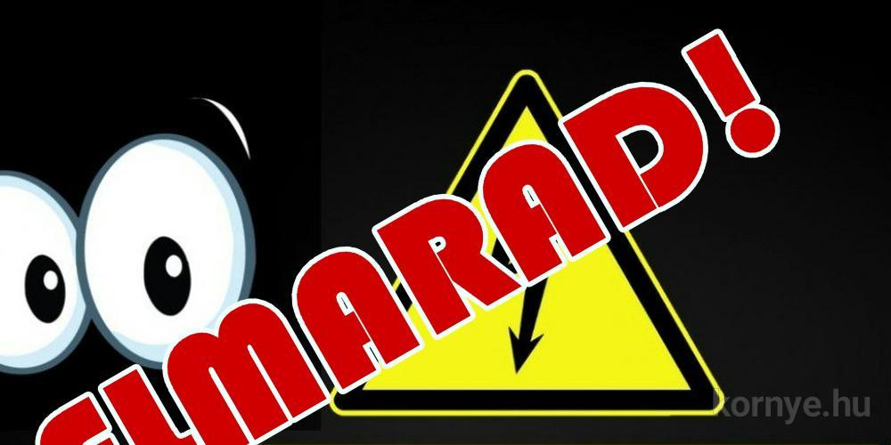 ELMARAD a tervezett áramszünet 