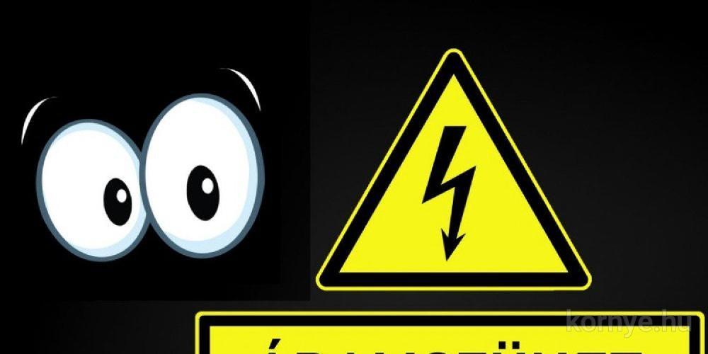 Tervezett áramszünet