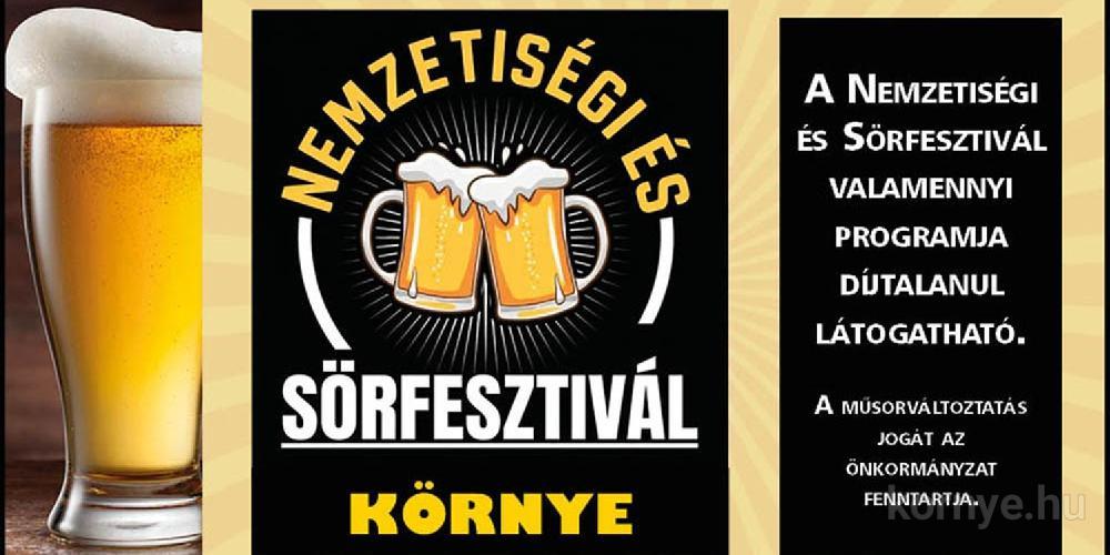 33. Környei Nemzetiségi és Sörfesztivál