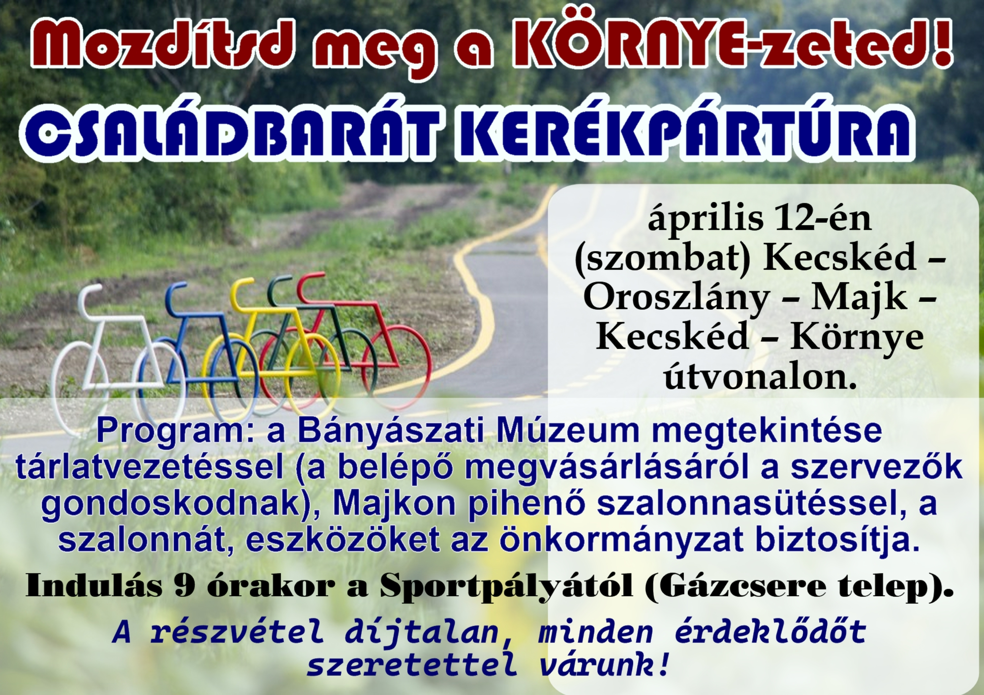 Családbarát kerékpártúra