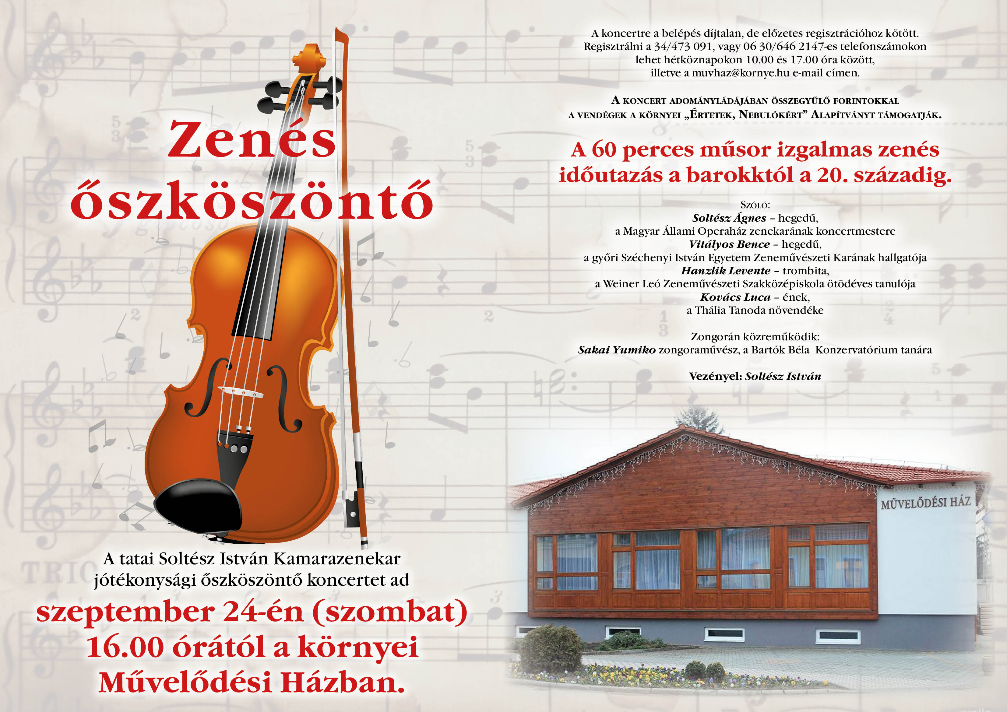 Zenés őszköszöntő