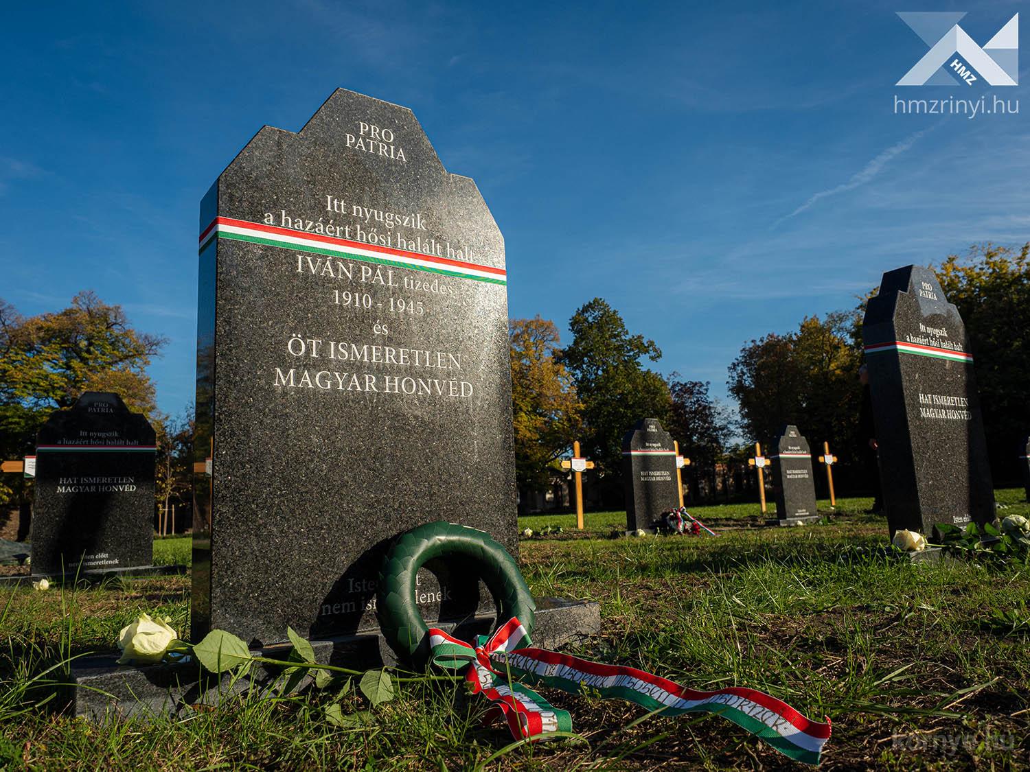 2022-10-17-Környei feltárás: újratemették a hősi halált halt magyar honvédeket 